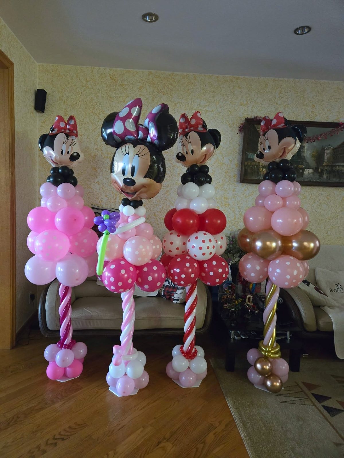 Balloon decor and columns by The RB Designs